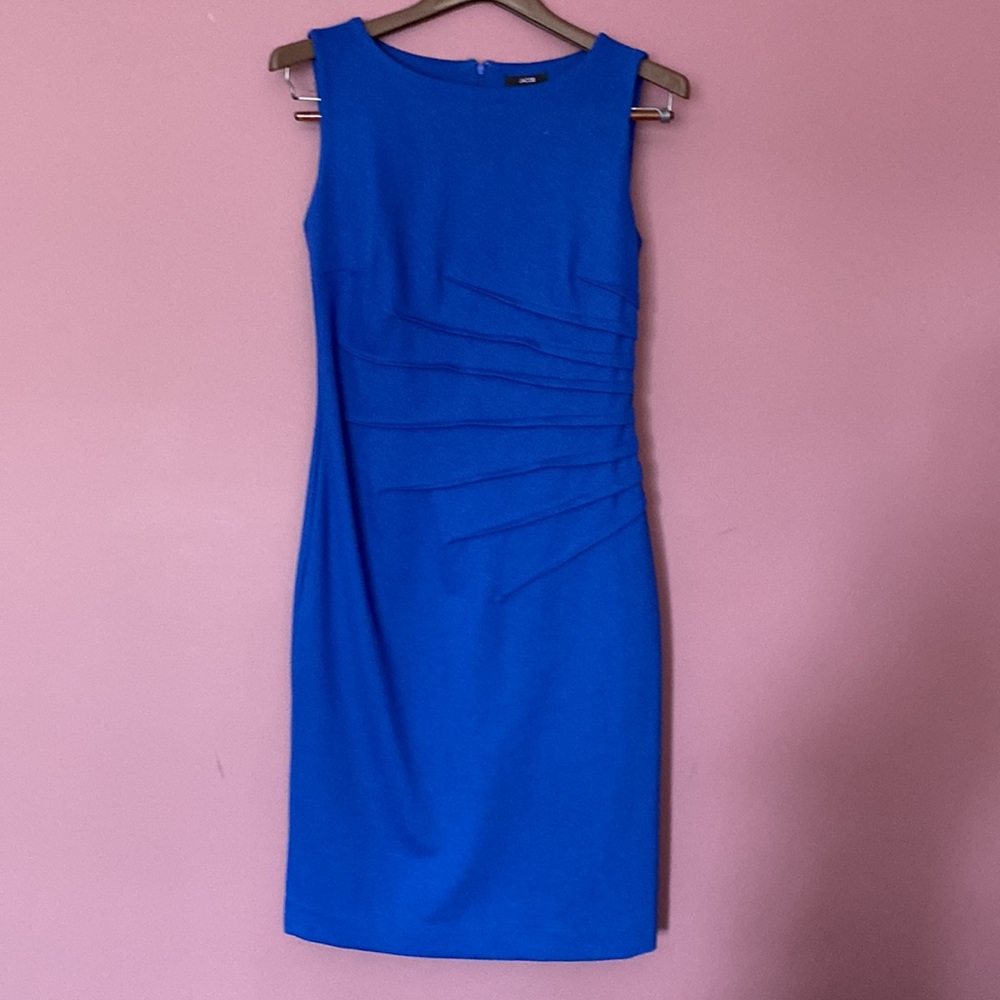 👗3/$50 👗Vintage Jacob Starburst Blue Dress 2